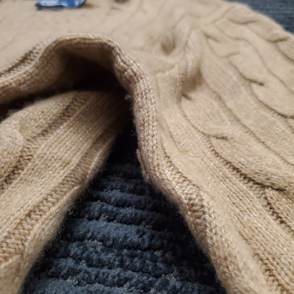 Polo Ralph Lauren Camel Cable Knit Sweater - Picture 3 of 10